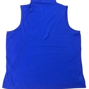 Athleta Blue / purple Top sleeveless tank turtleneck lightweight size large